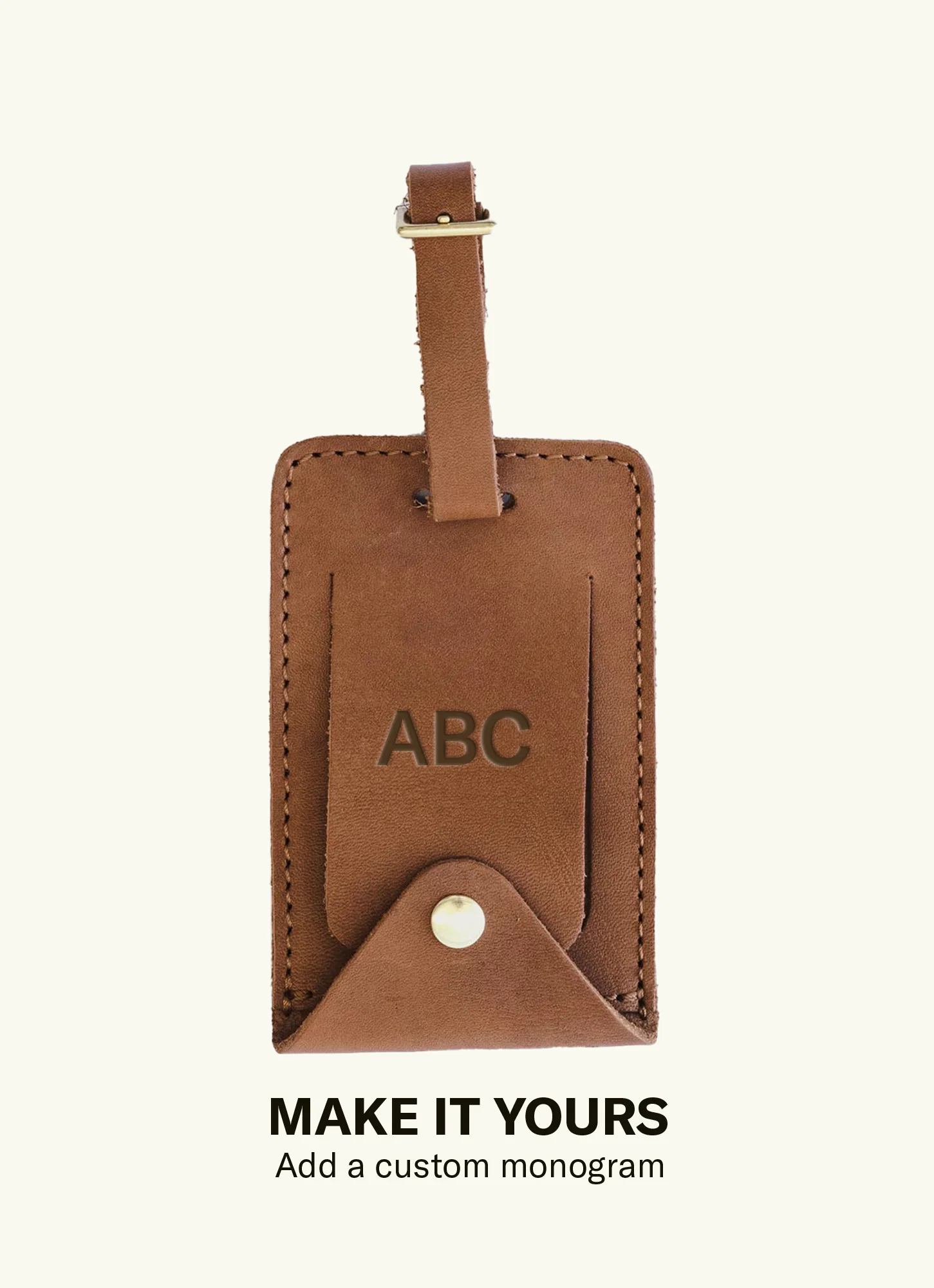 Leather Luggage Tag view 4