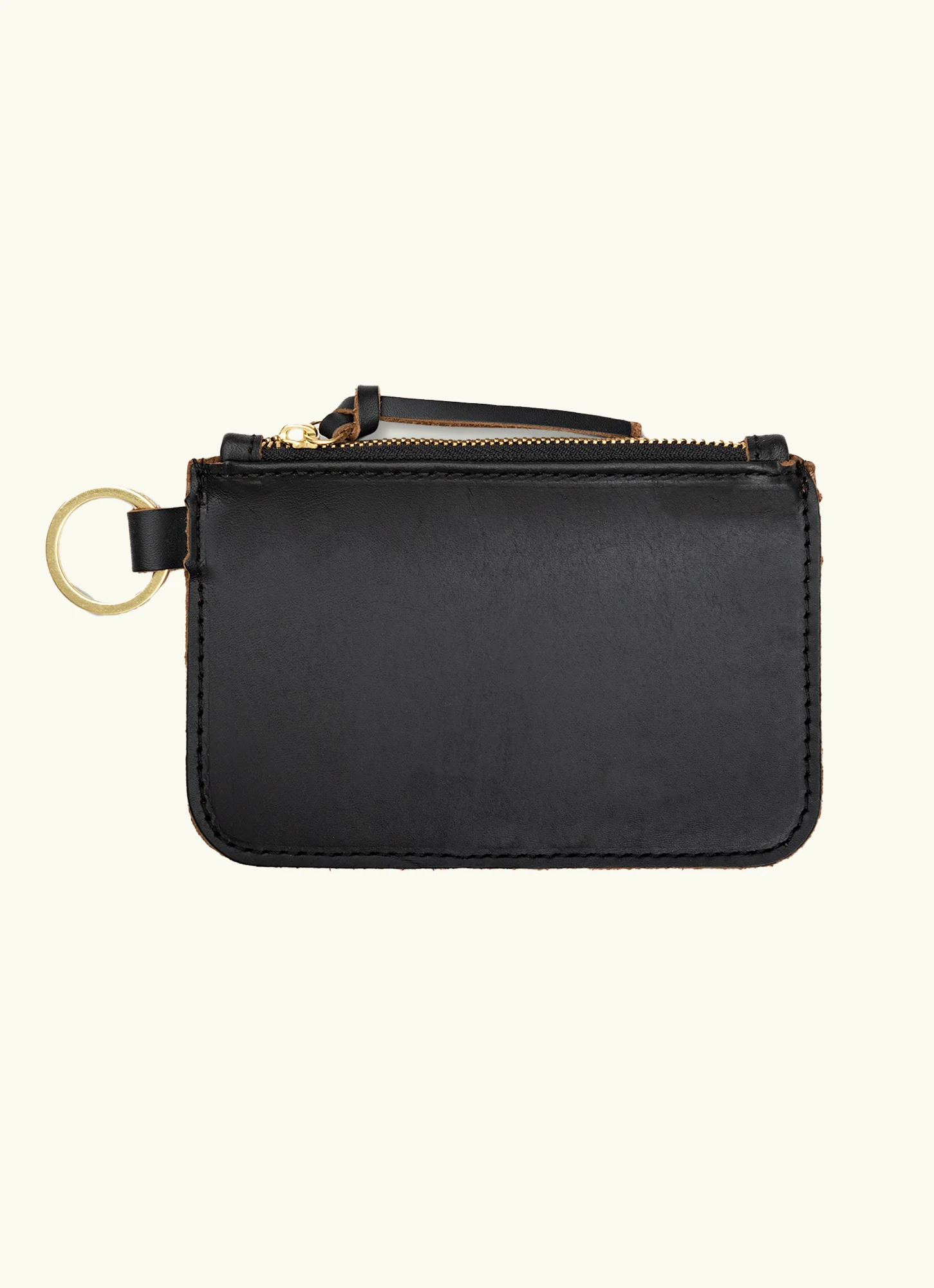 Leather Zip Key Pouch view 3
