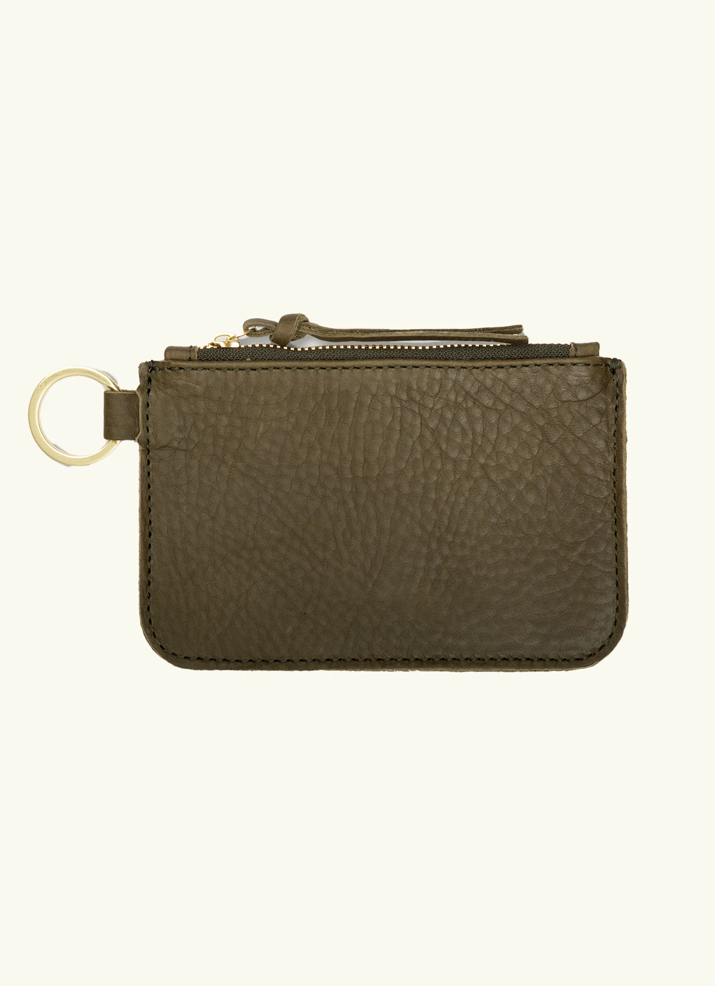 Leather Zip Key Pouch view 4