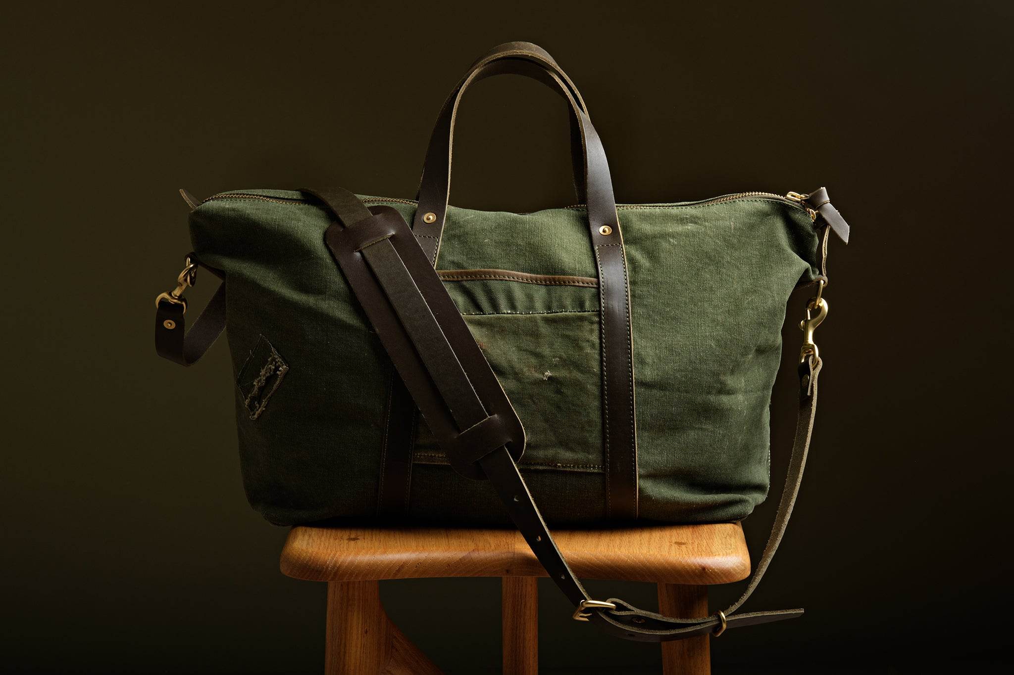 Repurposed Military Travel Bag view 3