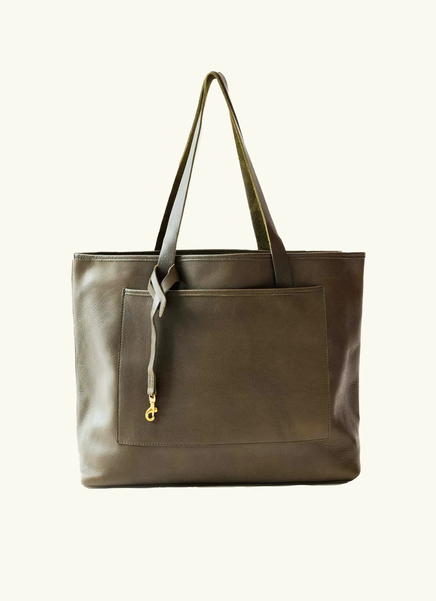 The Oversized Leather Tote view 4