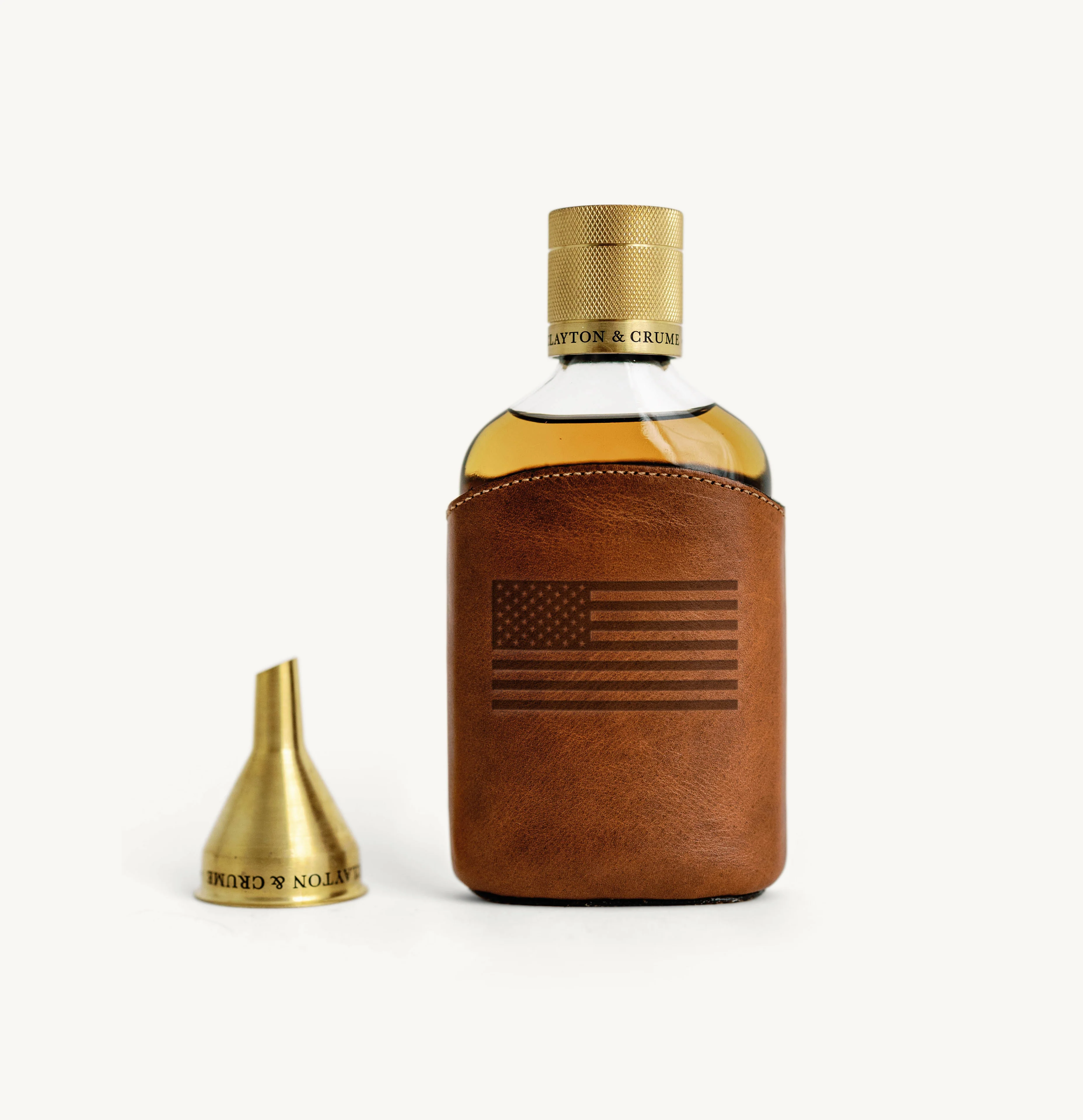 USA Glass Flask